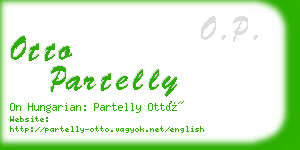 otto partelly business card